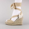 Bamboo Lexi Leg Wrap Wedge