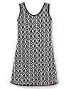 Cute in crochet, this Sally Miller girls' dress features an open back, neatly wrapped up with a girlish ribbon.