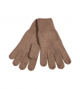 Sleek and ultra soft, Maison Martin Margielas cashmere gloves are the perfectly streamlined finished to your chic winter look - Ribbed cuffs - Team with modern tailored outerwear and slick leather accessories