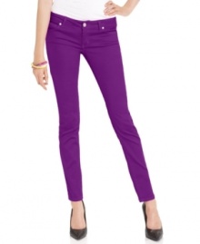 Forget those winter blues! Celebrity Pink Jeans brings you a sexy pair of bright-hot denim in the most vibrant hues.