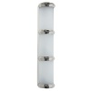 Influenced heavily by art deco and modern architecture, this wall sconce fits perfectly in any modern home.