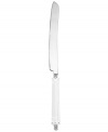 Cut the cake with the elegant Lenox Bliss cake knife. Wedding-white porcelain laced with frilly raised detail and sparkling accents gets happy couples off to a sweet start. Qualifies for Rebate