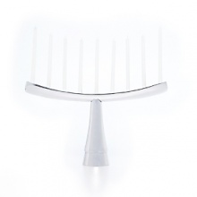 Celebrate the Festival of Lights with this stunning, modern take on the traditional Menorah. A great compliment to this item is the Kiddush Cup by Nambe.