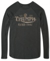 Rev up your winter style with this Lucky Brand Jeans motorcycle graphic thermal.