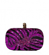 Prepare to be wowed by this sequin-embellished luxe clutch from Emilio Pucci featuring a whimsical gold-tone bird-shaped snap closure - Hard round framed clutch, sequin and crystal embellishment, bird-shaped closure - Wear with a bold floor-sweeping gown for a black tie event, or a cocktail frock and sky-high heels