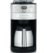 Fresher beans, better brew. This coffee maker has a built-in burr grinder that prepares beans just seconds before brewing. Fully programmable with a sleek, European design, this 12-cup unit will feel right at home in any coffee lover's kitchen. Three-year limited warranty. Model DGB-900BC.