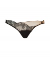 Dainty and enticing, these lace-laden La Perla briefs will add a sexy kick to any look - Scalloped waistband, floral lace-detail, semi-sheer - Perfect under virtually any outfit or with the matching bra for stylish lounging