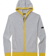 Minimalist style. The streamlined design on this hoodie, called the Flight, from Sean John adds a modern edge.