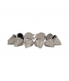 Encrusted in twinkling crystals, this cone-shaped silver-plated bracelet from New York Jewelry designer Eddie Borgo will add stylish impact to any look - Silver-plated cone-shaped spike bracelet with pave crystal embellishment - Pair with a figure-hugging cocktail sheath or an elevated jeans-and-tee ensemble