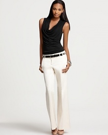 Gabardine Pippa trousers offer a chic staple you can take from the office to after five with ease.