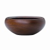 Extraordinary craftsmanship and rich wood quality create these iconic Dansk serving pieces. Individual sized salad bowls is 6.75 in diameter.