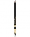 Stay-true color. Hours and hours of wear. Double Wear Stay-in-Place Eye Pencil lines and defines with smooth, even color that looks fresh all day. Wears for 12 hours, sets in seconds. Double-ended tool has smudger on one end, color on the other. Lightweight, creamy formula glides on effortlessly. Rich, stay-true color won't feather or bleed. 