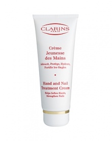 The indispensable hand and nail treatment cream formulated to preserve the smooth, supple appearance of hands.