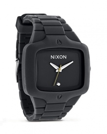 Nixon's rubber flex watch is well-equipped for your off-the-map adventures. The black dial is sharp and masculine while the flexible strap keeps it sporty.