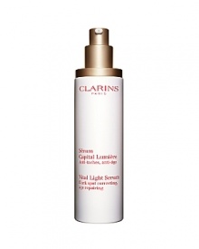 Clarins pioneers a new frontier of skin science with a supercharged serum that defies dark spots, dullness and wrinkles in just two weeks. This triple-action complex of Hexylresorcinol, a tripeptide and pioneer plant extracts helps correct the appearance of dark spots, while visibly lifting, firming and restoring the deep luminosity of young-looking skin. Now available in a larger size.