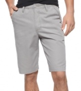 Chance it up from bulky cargoes with these streamlined walkshorts from Lucky Brand Jeans.