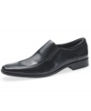 Streamlined and super sophisticated, these polished moc toe men's loafers from Kenneth Cole are ready to step right into your on-the-job collection of men's dress shoes.