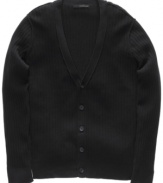 When it comes time to clock out, switch up your blazer for this cool cardigan from Calvin Klein.