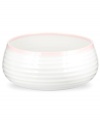 Distinctly ribbed Sophie Conran dinnerware sets your table with the charm of traditional hand-thrown pottery, but the durability of contemporary Portmeirion porcelain. Mix the banded Carnivale salad bowl with solid pink pieces.