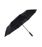 Iconic and essential, Burberry Londons characteristic check umbrella will keep your look in line on even the dreariest of days - Automatic folding feature - Carry with a belted trench and sleek weather boots