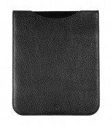 Polished to perfection, Mulberrys iPad sleeve couples elegance with ease -  Supple yet ultra-durable, gently pebbled natural black leather will soften over time - Slim, streamlined design features stitch trim and embossed Mulberry  Tree detail - Case protects against dust, moisture and scratches - Fits all iPad models  - Great for everyday and on the go, also makes a superb gift