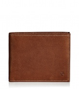 Ultra-luxe Oak natural tanned wallet from Mulberry - This sophisticated billfold will have your eager to spend - Supple tan leather in a classic wallet style - Perfect for everyday use or as a thoughtful gift