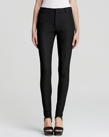 With just the right amount of the stretch, these black Helmut Lang pants are the perfect fit you've been looking for. Streamlined in a skinny leg silhouette, they're so stellar we recommended you two (or three) pairs at once.