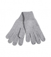 Sleek and ultra soft, Maison Martin Margielas cashmere gloves are the perfectly streamlined finished to your chic winter look - Ribbed cuffs - Team with modern tailored outerwear and slick leather accessories