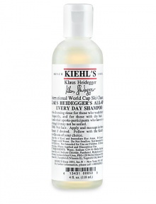 Klaus Heidegger's All-Sport Everyday Shampoo, a very gentle cleansing rinse, leaves hair shiny, soft and conditioned. 8.4 oz. 