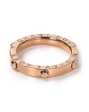 Crafted of rose gold plate with stud detailing, this ring from MICHAEL Michael Kors is a subtle yet striking way to nod to the brand's glamor.