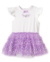 Little Me's tutu dress is a perfectly pretty way to bring super cute style to your aspiring ballerina.