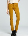 rag & bone/JEAN skinny corduroy pants prove weekends aren't just for denim. Cut in a low-rise silhouette, these colored pants are perfect any day of the week with flats or booties and your favorite boyfriend cardi.