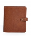 Stay organized in style with this natural veg tanned leather agenda from Mulberry - the perfect solution for keeping track of your busy workweek - Textured leather with snapped tab closure, inner binder with page inserts and folders - Great for everyday use or as a thoughtful gift