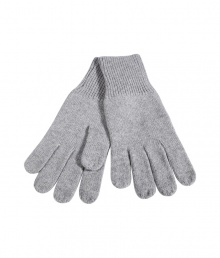 Sleek and ultra soft, Maison Martin Margielas cashmere gloves are the perfectly streamlined finished to your chic winter look - Ribbed cuffs - Team with modern tailored outerwear and slick leather accessories