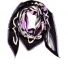 Warm, lightweight silk scarf in plum and lilac - Iconic style from Emilio Pucci - Fashionable triangle shape with casual fridge edges - Easily upgrades simple outfits - Soft and comfortable to wear -  Pair with pants suits, pencil skirts and blouses, and shift dresses