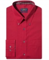 Make a solid statement with this versatile dress shirt from Club Room.