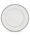 Combining elements both modern and vintage, the dinner plates from Lenox's understated Pearl Platinum collection are designed to mimic a strand of lustrous pearls. With imitation pearl accents and platinum rims on fine bone china. Qualifies for Rebate