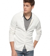 Change up you layered look with this cardigan hoodie from Sons of Intrigue.