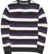 Stripe it rich with the cool, modern palette of this LRG sweater.