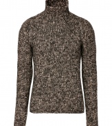 Better than your basic knit, this ultra luxurious cashmere-mohair blend turtleneck pullover from Belstaff will elevate your casual-cool favorites - Stand-up turtleneck, long sleeves, ribbed trim, rolled hemline, slim straight fit - Pair with favorite denim and rugged boots