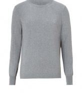 The perfect weight for all four seasons, Closeds cotton-cashmere pullover is a chic modern choice - Round-neckline, long sleeves, fine ribbed trim - Modern slim fit - Pair with everything from broken-in jeans to chic tailored trousers