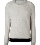 Better than your average basic, this stylish sweatshirt from Marc by Marc Jacobs will elevate your favorite wardrobe staples - Crew neck, long sleeves, contrasting ribbed hem with side zip details, slim fit - Pair with straight leg jeans, chinos, or corduroys