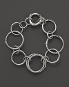 John Hardy's bamboo link bracelet lends timeless style in sterling silver.