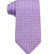 Simple and easy. This Sean John tie is a modern upgrade for your favorite dress outfit.