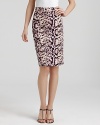 Nanette Lepore Skirt - Squeeze Me Snake Print Pencil