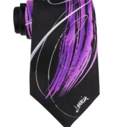 Add a note of artistic elegance to your outfit with this graphic tie from Jerry Garcia.