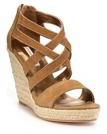 In soft nubuck leather, the strappy Juno sandal from Cynthia Vincent is a surefire summer staple.