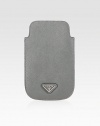 Luxe saffiano leather case for iPhone® 4.Leather lining3W X 5HMade in ItalyPlease note: iPhone® not included.