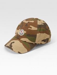 Cotton baseball hat with military-inspirations and classic logo detail.Logo appliquéCottonMachine washMade in Italy