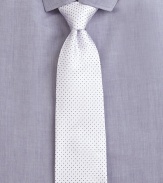 Fine polka-dot design, handsomely crafted in Italian silk.SilkDry cleanMade in Italy